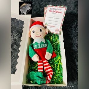 Personalized elf plush